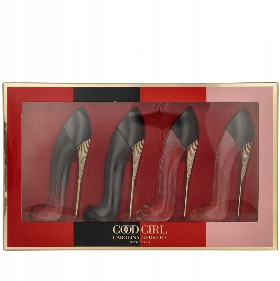 Carolina Herrera Good Girl Miniature Set kvepalų miniatiūrų rinkinys, 4 x 7 ml