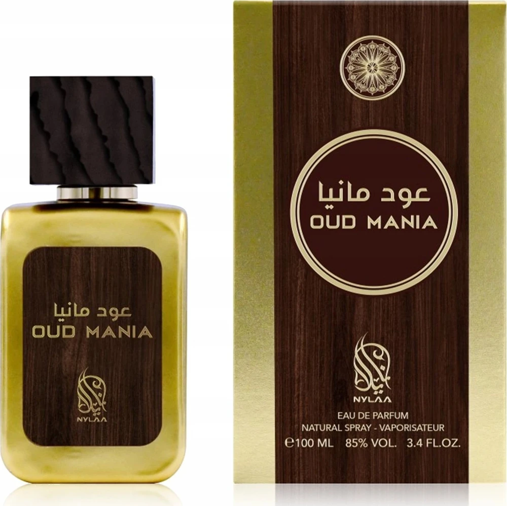 Nylaa Oud Mania EDP parfumuotas vanduo vyrams, 100 ml