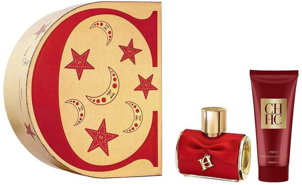 Set Carolina Herrera: CH Privee Eau De Parfum For Women, 80 ml + CH Privee Losjonas kūnui Body, 100 ml