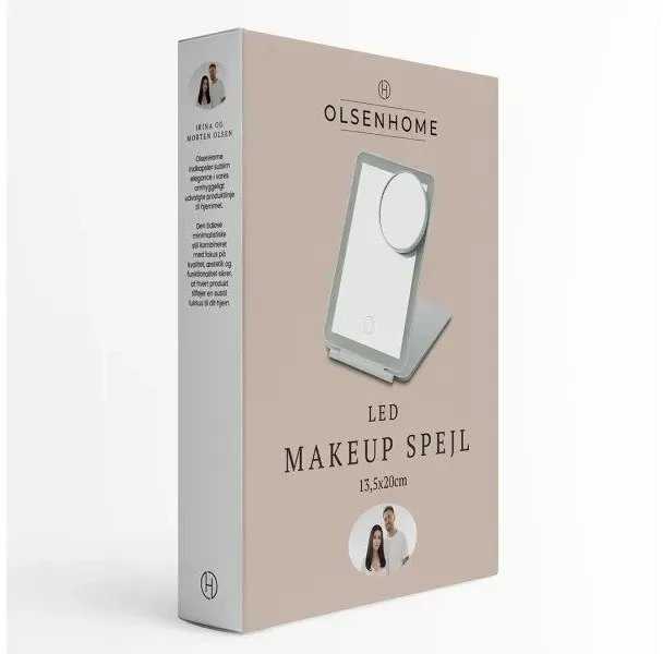 Lusterko kosmetyczne Carpoint OlsenHome - LED Makeup Lustro
