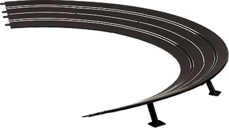Automobilių lenktynių trasa - Carrera aukšti bankiniai posūkiai su atramomis