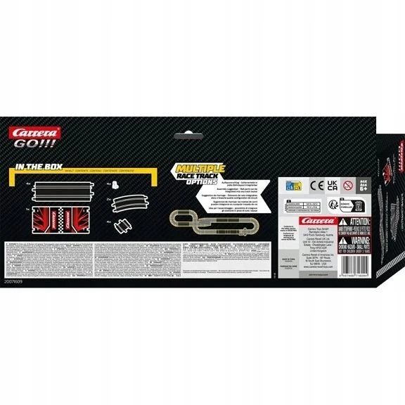Carrera 71609 GO išplėtimo rinkinys 0,7 m + nelygus bėgis / tiltas