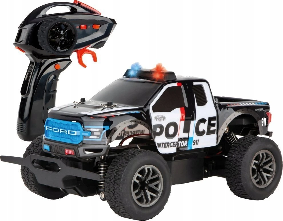 Carrera Radijo bangomis valdomas Ford F-150 Raptor policijos pikapas