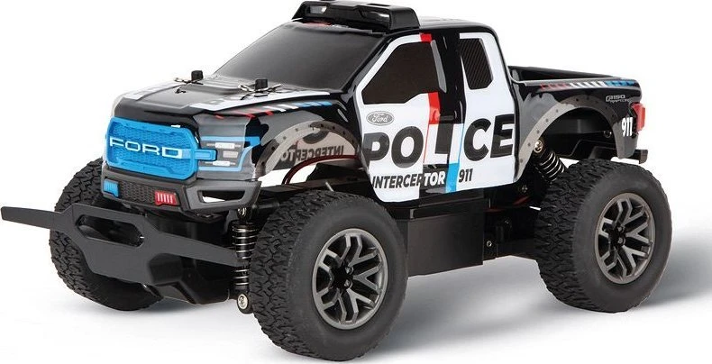 Carrera Radijo bangomis valdomas Ford F-150 Raptor policijos pikapas