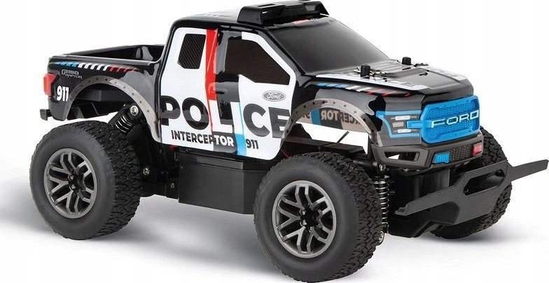 Carrera Radijo bangomis valdomas Ford F-150 Raptor policijos pikapas