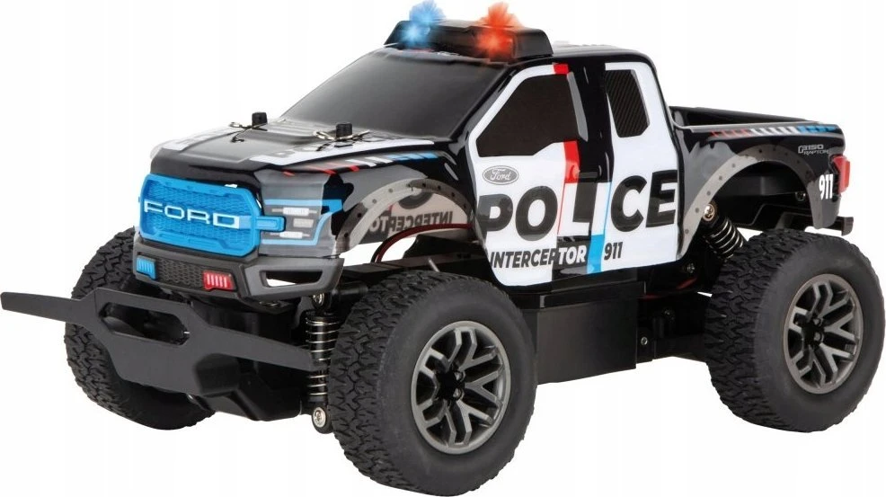 Carrera Radijo bangomis valdomas Ford F-150 Raptor policijos pikapas