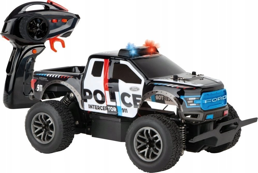 Carrera Radijo bangomis valdomas Ford F-150 Raptor policijos pikapas