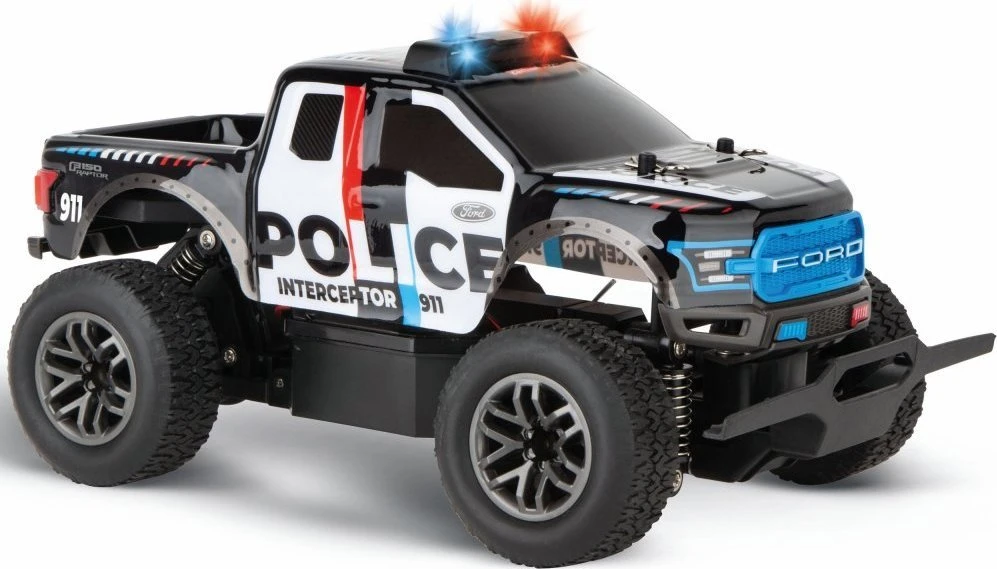Carrera Radijo bangomis valdomas Ford F-150 Raptor policijos pikapas