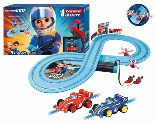 Žaislinis lenktynių rinkinys Carrera First Formula Kids