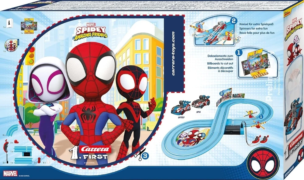 „Carrera Spidey Track“ – „Spidey“ metas! 2,4 m