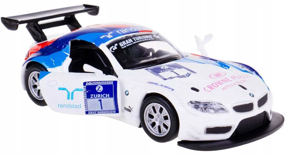 Carrera Daffi Model MSZ 1:38 BMW Z4 GT3 balta M-301 33013
