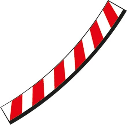 Carrera vidinis takelio petys, 3/30° posūkis (6), paskutinė sekcija (2)