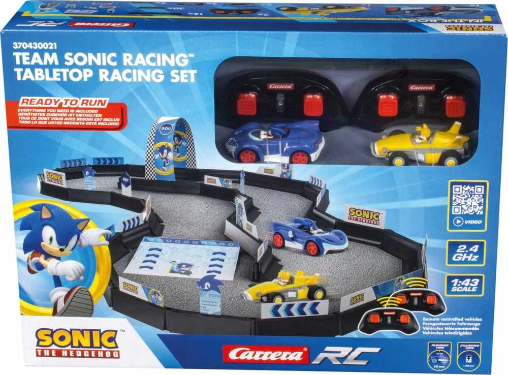 Carrera - Team Sonic stalo lenktynių rinkinys | 2,4 GHz