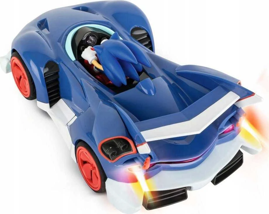 Carrera Radijo bangomis valdomas Sonic lenktyninis automobilis su akumuliatoriumi