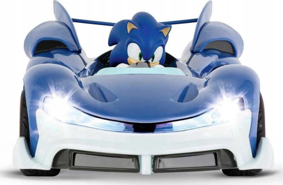 Carrera Radijo bangomis valdomas Sonic lenktyninis automobilis su akumuliatoriumi