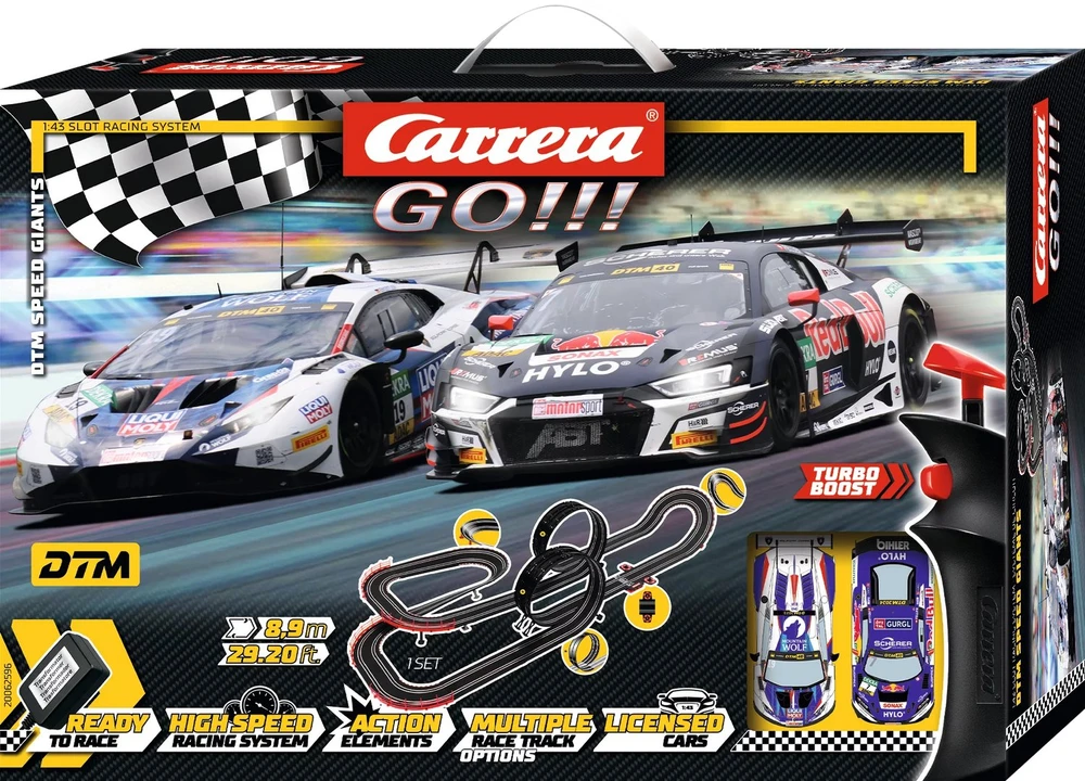 Žaislinis lenktyninis trasa Carrera GO!!! DTM 8,9 m