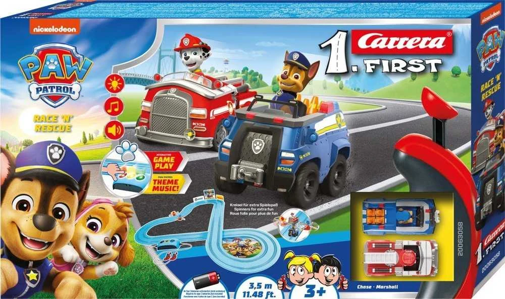 Carrera Lenktynių trasa PAW Patrol - Race 'N' Rescue, 3,5 m