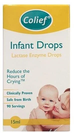 Carriwell Colief, Infant Drops, Lactase Enzyme, Anti-Colic, Drops, 15 ml For Children