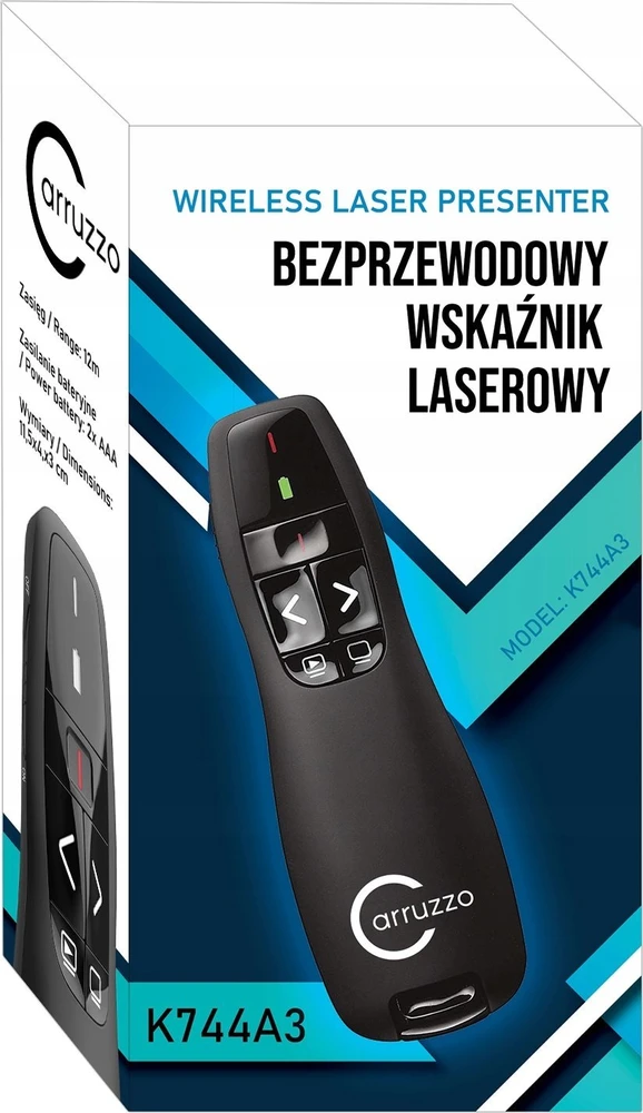 Carruzzo K744A3 BELAIDIS LAZERINIS PILOŽYKLĖLIS