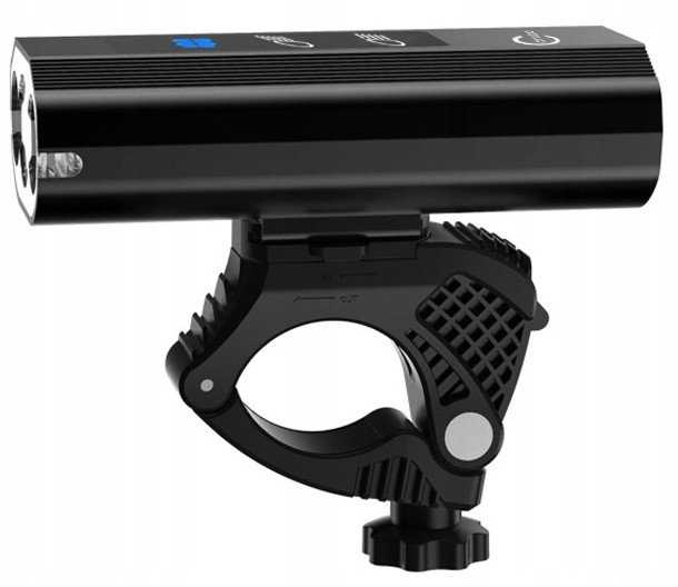 Carruzzo Lampka rowerowa su powerbankiem, 1200lm (L8G2)