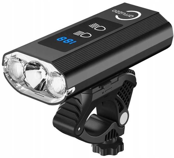 Carruzzo Lampka rowerowa su powerbankiem, 1200lm (L8G2)