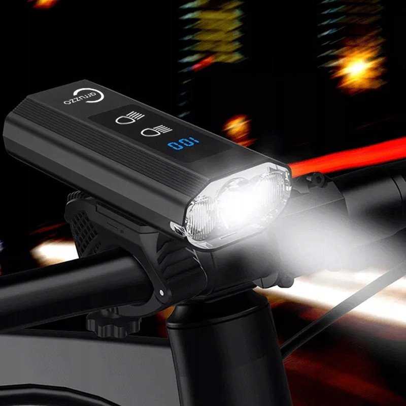 Carruzzo Lampka rowerowa su powerbankiem, 1200lm (L8G2)