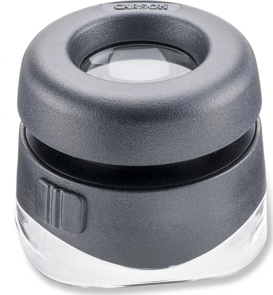 Žiūronai Carson LH-50 VersalLoupe LED 10x fokusuojamas didintuvas
