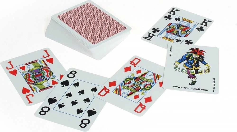 Copag Kortos Philos Poker and Bridge, raudonos, 6721