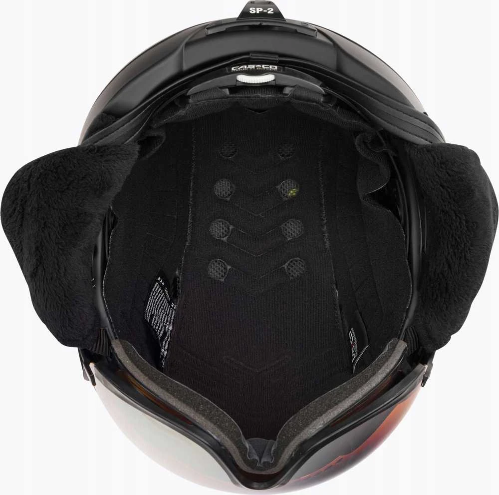 Ski helmet CASCO SP-2 Carbonic Visor Juodas M 55-57