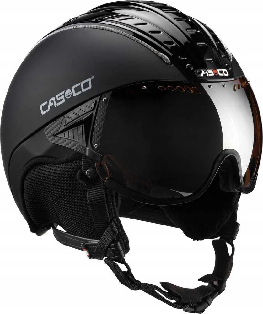 Ski helmet CASCO SP-2 Carbonic Visor Juodas M 55-57