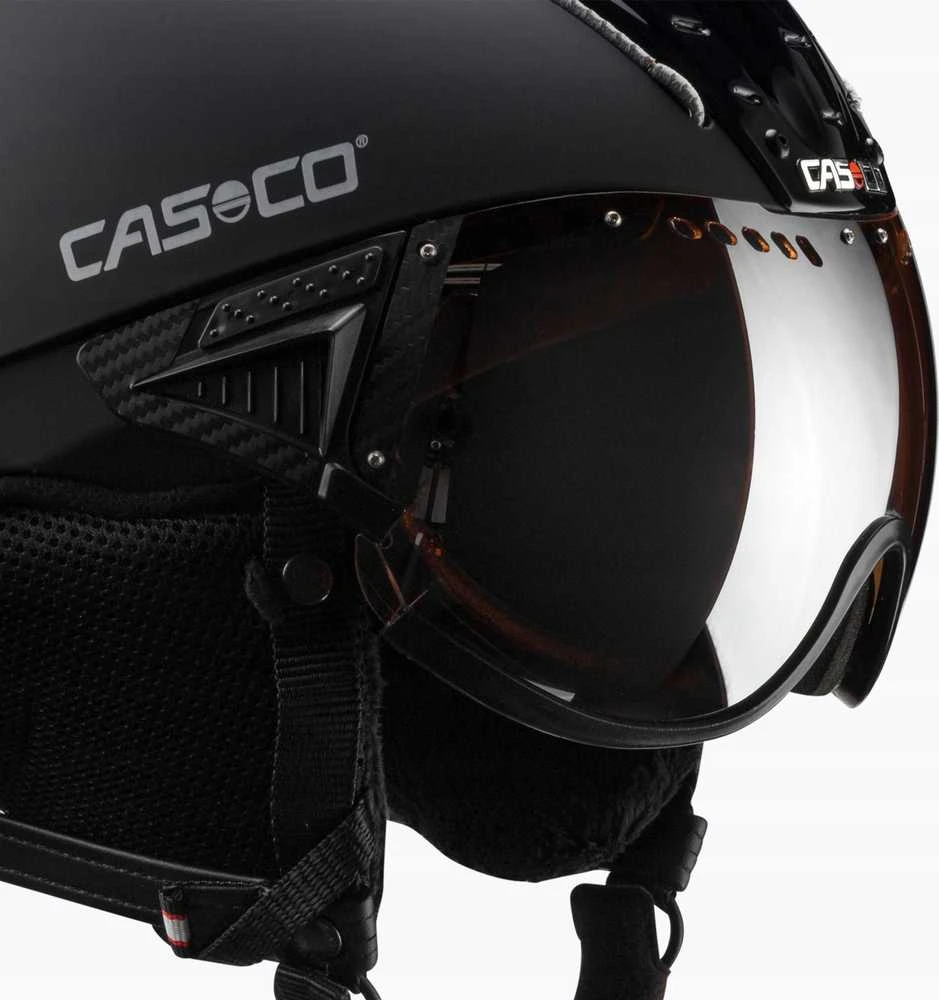 Ski helmet CASCO SP-2 Carbonic Visor Juodas M 55-57