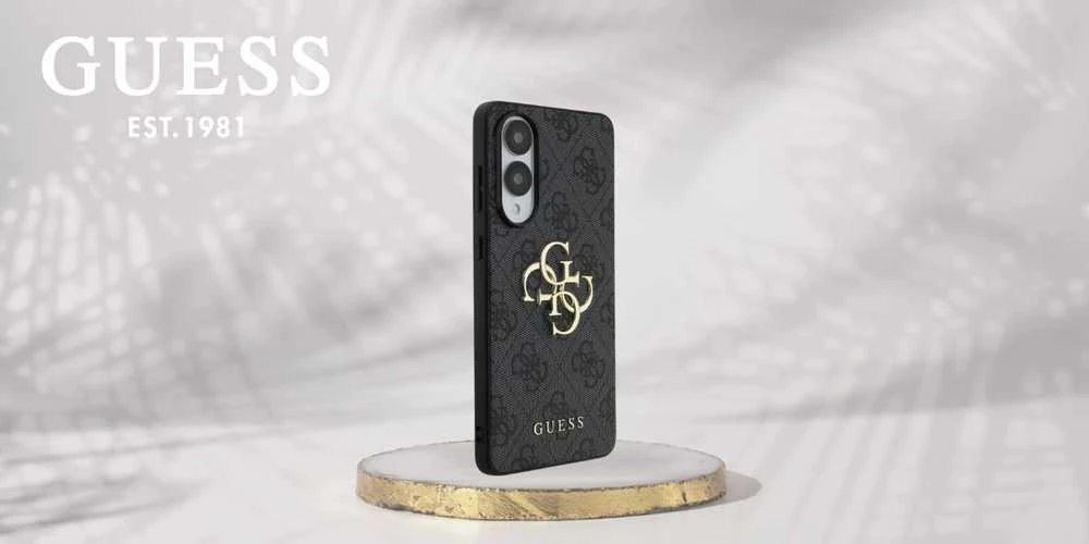 Dėklas Guess Big 4G Logo Classic Logo skirta Samsung Galaxy S25 Edge juodos spalvos