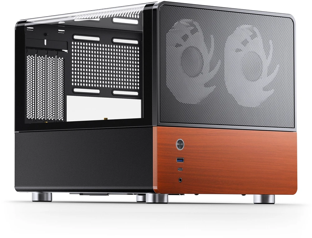 Jonsbo V12 PC case, mini tower, micro-ATX – juodas