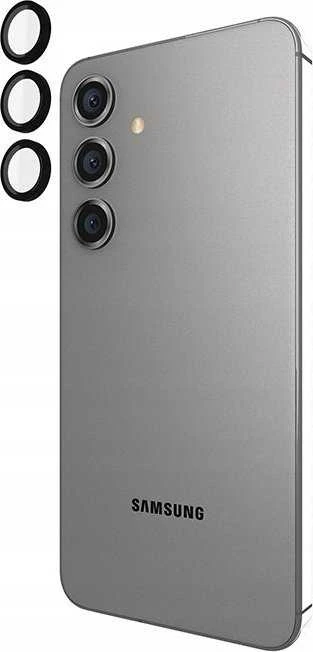 Case-Mate Aluminum Ring Lens Protector - Apsauginis stiklas skirtas the camera lens of the Samsung Galaxy S24 (Juodas)