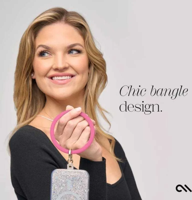 Dėklas Case-Mate Phone Bangle - Wrist virvelė telefonui Fuchsia