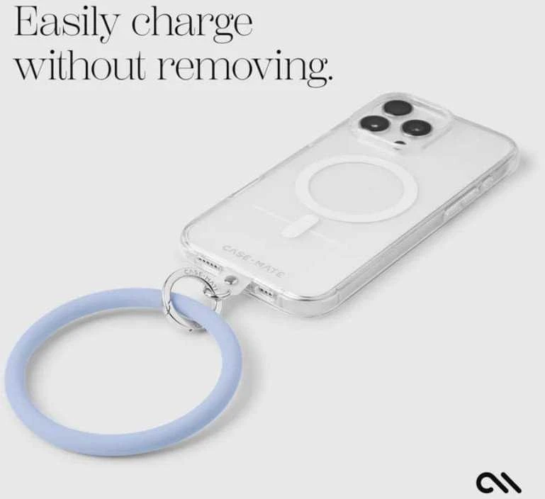 Dėklas Case-Mate Phone Bangle - Wrist virvelė telefonui Pale Mėlyna