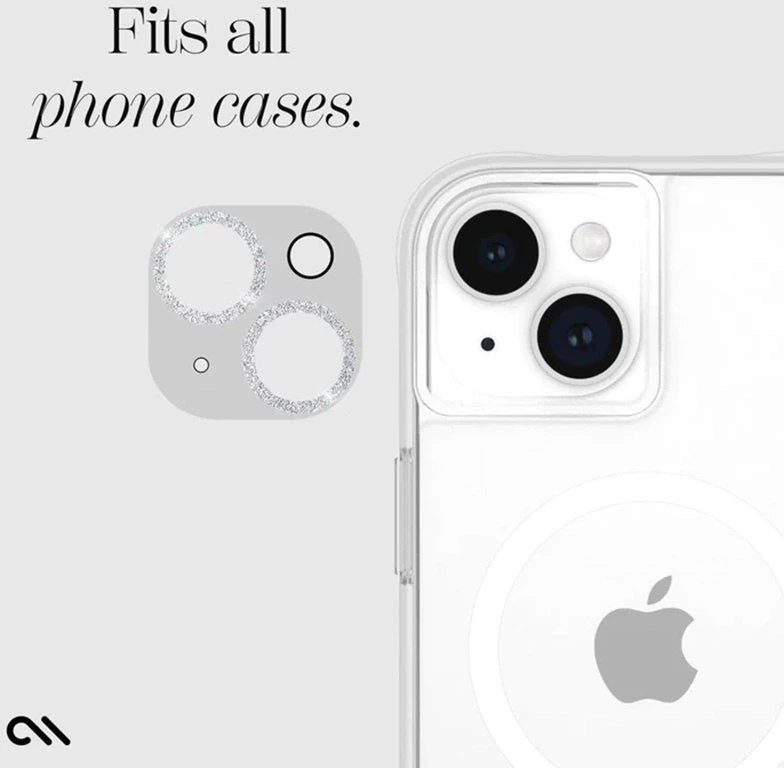 Case-Mate Sparkle Lens Protector - Apsauginis stiklas skirtas Apple iPhone 15 / Apple iPhone 15 Plus Camera (Twinkle)