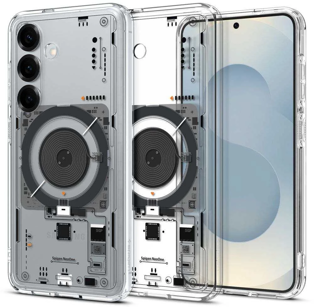 Spigen Ultra Hybrid Mag Dėklas skirtas Samsung Galaxy S25 Neo One – skaidrus
