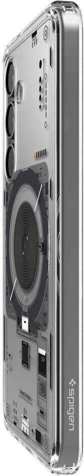 Spigen Ultra Hybrid Mag Dėklas skirtas Samsung Galaxy S25 Neo One – skaidrus