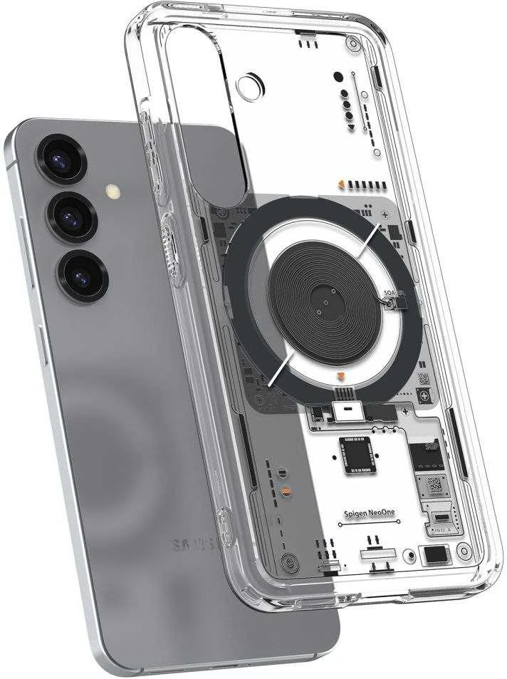 Spigen Ultra Hybrid Mag Dėklas skirtas Samsung Galaxy S25 Neo One – skaidrus