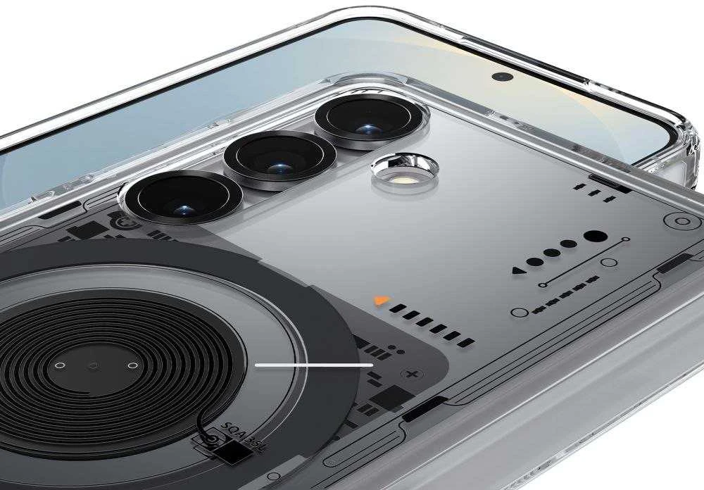 Spigen Ultra Hybrid Mag Dėklas skirtas Samsung Galaxy S25 Neo One – skaidrus