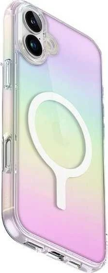Uniq Iridescia Magclick įkrovimo dėklas, skirtas iPhone 16 Plus – daugiaspalvis