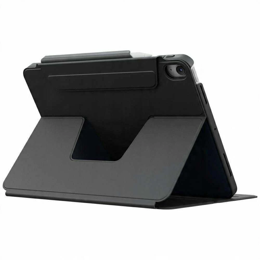 Dėklas UNIQ Rovus Snapmount Magnetic 360 Rotating Detachable skirtas Apple iPad Air 13" M2/M3 (2024/2025) juodos spalvos
