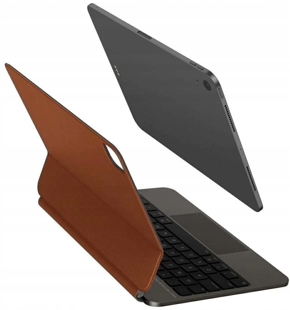 Dėklas UNIQ Venno Pro Magnetic Smart su klaviatūra skirtas iPad Air 11" (2024/25) | Apple Air 10.9" (2022/20) | iPad Pro 11" (2022/21) caramel