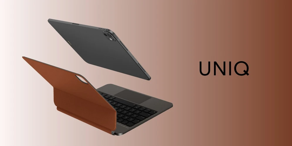 Dėklas UNIQ Venno Pro Magnetic Smart su klaviatūra skirtas Apple iPad Pro 11″ M4 (2024) caramel