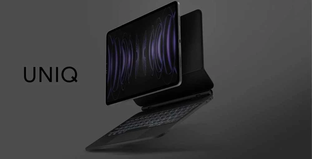 Dėklas UNIQ Venno Pro Magnetic Smart su klaviatūra skirtas Apple iPad Pro 13″ M4 (2024) bl