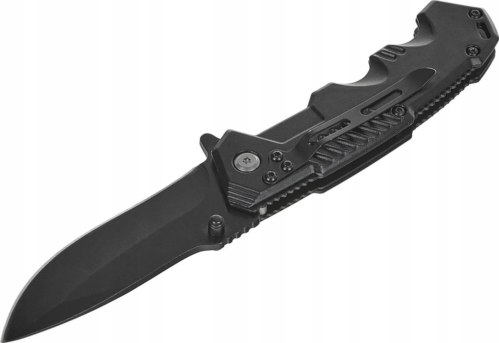 Case4life Taktiškas kišeninis peilis 200/85 mm Juodas SURVIVAL SERIES (12/72)
