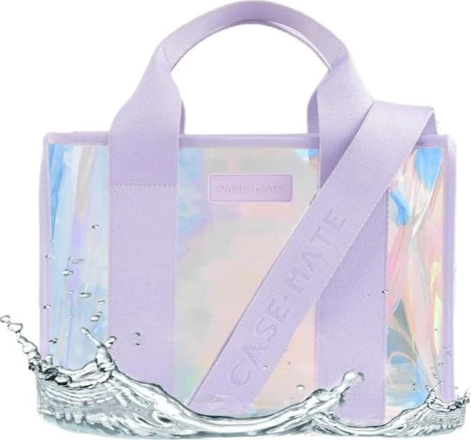 Case-Mate Mini Travel Tote Bag - Atsparus vandeniui shoulder bag (Soap Bubble)
