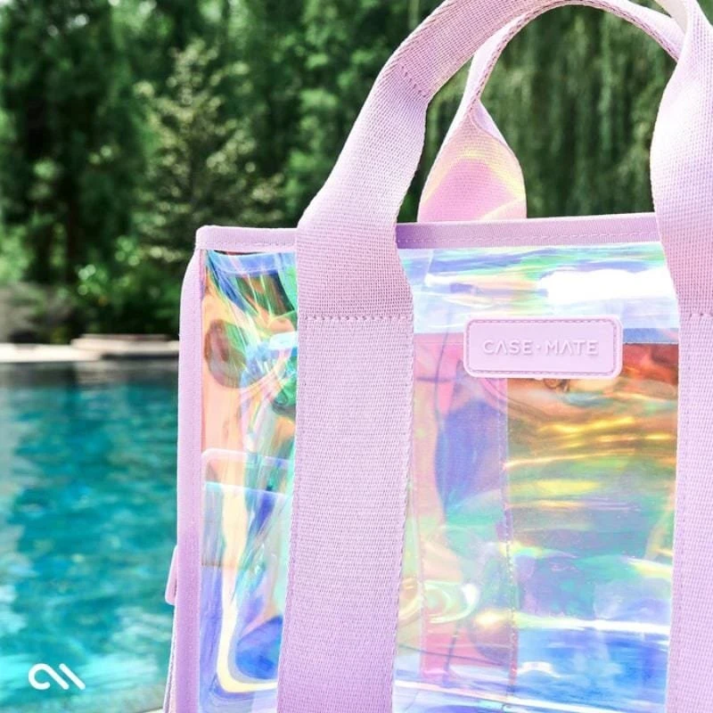 Case-Mate Mini Travel Tote Bag - Atsparus vandeniui shoulder bag (Soap Bubble)