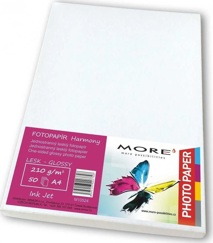 Fotopopierius Harmony A4 210g, 50 lapų pakuotė